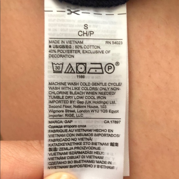 Navy Gap maternity dress - Picture 3 of 4